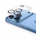 Protezione per fotocamera in vetro temperato iPhone 18 Pro Max Tech-Protect Cam Fit+ - Trasparente