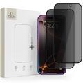 Proteggi schermo in vetro temperato iPhone 18 Pro Max Tech-Protect Glass Spy+ Privacy - 2 pz. - Nero