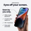 Proteggi schermo in vetro temperato iPhone 18 Pro Max Tech-Protect Glass Spy+ Privacy - 2 pz. - Nero