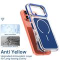 Custodia ibrida bicolore per iPhone 18 Pro Max - Compatibile con MagSafe - Blu