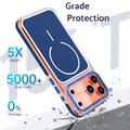 Custodia ibrida bicolore per iPhone 18 Pro Max - Compatibile con MagSafe - Blu