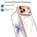 Custodia ibrida bicolore per iPhone 18 Pro Max - Compatibile con MagSafe - Bianca