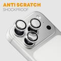 Set di protezioni per obiettivi della fotocamera iPhone 18 Pro/18 Pro Max Northjo - Argento