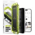 iPhone 18 Pro Ringke Easy Slide Privacy Protezione dello schermo in vetro temperato - 2 pz.