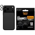 Protezione per obiettivo fotocamera iPhone 18 Pro/18 Pro Max PanzerGlass Hoops Ceramic II - Nero