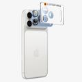 iPhone 18 Pro Spigen Glas.tR Ez Fit Optik Pro XL Protezione obiettivo fotocamera - Azzurro