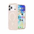 Custodia Ibrida Serie Stylish Glitter per iPhone 18 Pro - Compatibile con MagSafe - Color Oro