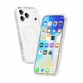 Custodia Ibrida Serie Stylish Glitter per iPhone 18 Pro - Compatibile con MagSafe - Valkoinen