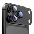 Protezione dell\'obiettivo della fotocamera iPhone 18 Pro Tech-Protect Camfull Fit+ - Nero
