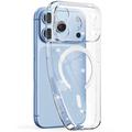 Custodia in TPU iPhone 18 Pro/17 Pro Tech-Protect FlexAir Glitter MagSafe - Trasparente