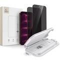 Confezione da 2 pellicole protettive in vetro temperato Tech-Protect OneTouch Set+ Spy per iPhone 18 Pro - Privacy