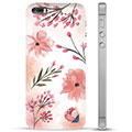 Custodia Ibrida per iPhone 5/5S/SE  - Fiori Rosa