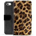 Custodia Portafoglio per iPhone 5/5S/SE - Leopardo