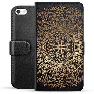 Custodia Portafoglio per iPhone 5/5S/SE - Mandala