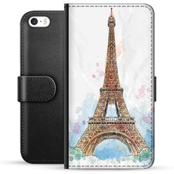 Custodia Portafoglio per iPhone 5/5S/SE - Parigi