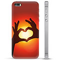 iPhone 5/5S/SE Custodia TPU - Siluetta del Cuore