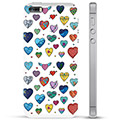 Custodia in TPU per iPhone 5/5S/SE - Cuori