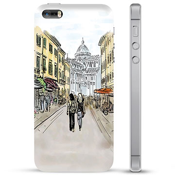 iPhone 5/5S/SE Custodia TPU - Via Italia