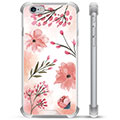Custodia Ibrida per iPhone 6 / 6S  - Fiori Rosa