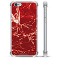 Custodia Ibrida per iPhone 6 / 6S  - Marmo Rosso