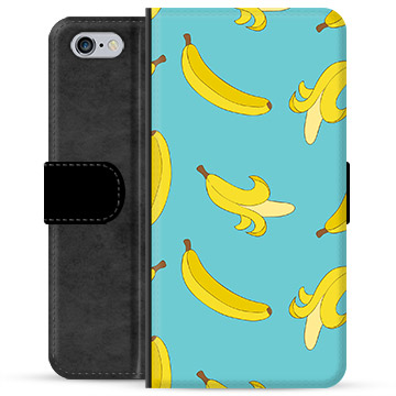 Custodia Portafoglio per iPhone 6 / 6S - Banane