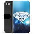 Custodia Portafoglio per iPhone 6 / 6S - Diamante