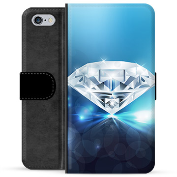 Custodia Portafoglio per iPhone 6 / 6S - Diamante