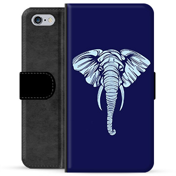 Custodia Portafoglio per iPhone 6 / 6S - Elefante