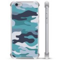 Custodia ibrida per iPhone 6 / 6S - Blu mimetico