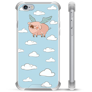 Custodia ibrida per iPhone 6 / 6S - Flying Pig