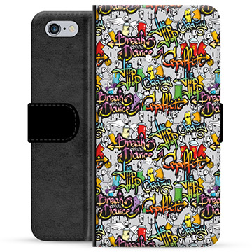 Custodia a Portafoglio Premium per iPhone 6 / 6S - Graffiti
