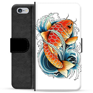 iPhone 6 / 6S Custodia Portafoglio - Pesce Koi