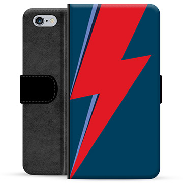 Custodia a Portafoglio Premium per iPhone 6 / 6S - Fulmine