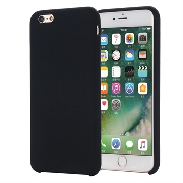 Custodia Silicone Liquido per iPhone 6/6s - Nera