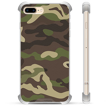 Custodia Ibrida per iPhone 7 Plus / iPhone 8 Plus - Camouflage