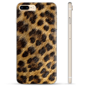 Custodia TPU per iPhone 7 Plus / iPhone 8 Plus - Leopardo