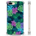 Custodia Ibrida per iPhone 7 Plus / iPhone 8 Plus  - Fiore Tropicale