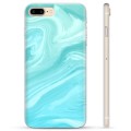 Custodia in TPU per iPhone 7 Plus / iPhone 8 Plus - Marmo blu