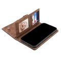 Custodia a portafoglio con cerniera e cinturino da polso Esseble per iPhone 7/8/SE (2020)/SE (2022)