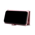 Custodia a portafoglio con cerniera e cinturino da polso Esseble per iPhone 7/8/SE (2020)/SE (2022) - Rosa