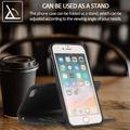 Custodia a portafoglio 2 in 1 in stile vintage per iPhone 7/8/SE (2020)/SE (2022) con coperchio rimovibile - Nera