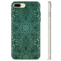 iPhone 7 Plus / iPhone 8 Plus Custodia TPU - Mandala Verde