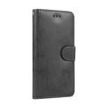 Custodia a portafoglio 2 in 1 in stile vintage per iPhone 7 Plus/8 Plus con coperchio rimovibile - Nera