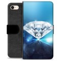 Custodia Portafoglio per iPhone 7 / iPhone 8 - Diamante