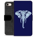 Custodia Portafoglio per iPhone 7 / iPhone 8 - Elefante