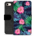 Custodia Portafoglio per iPhone 7 / iPhone 8 - Fiore Tropicale