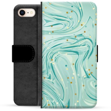 Custodia Portafoglio per iPhone 7 / iPhone 8 - Menta Verde