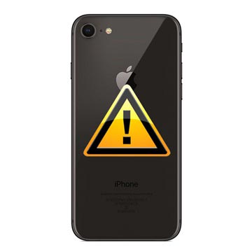 Riparazione del Copribatteria per iPhone 8 - incl. cornice