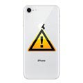 Riparazione del Copribatteria per iPhone 8 - incl. cornice - Color Argento