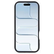 Custodia in TPU con stampa a farfalla per iPhone Air - Viola / Nera